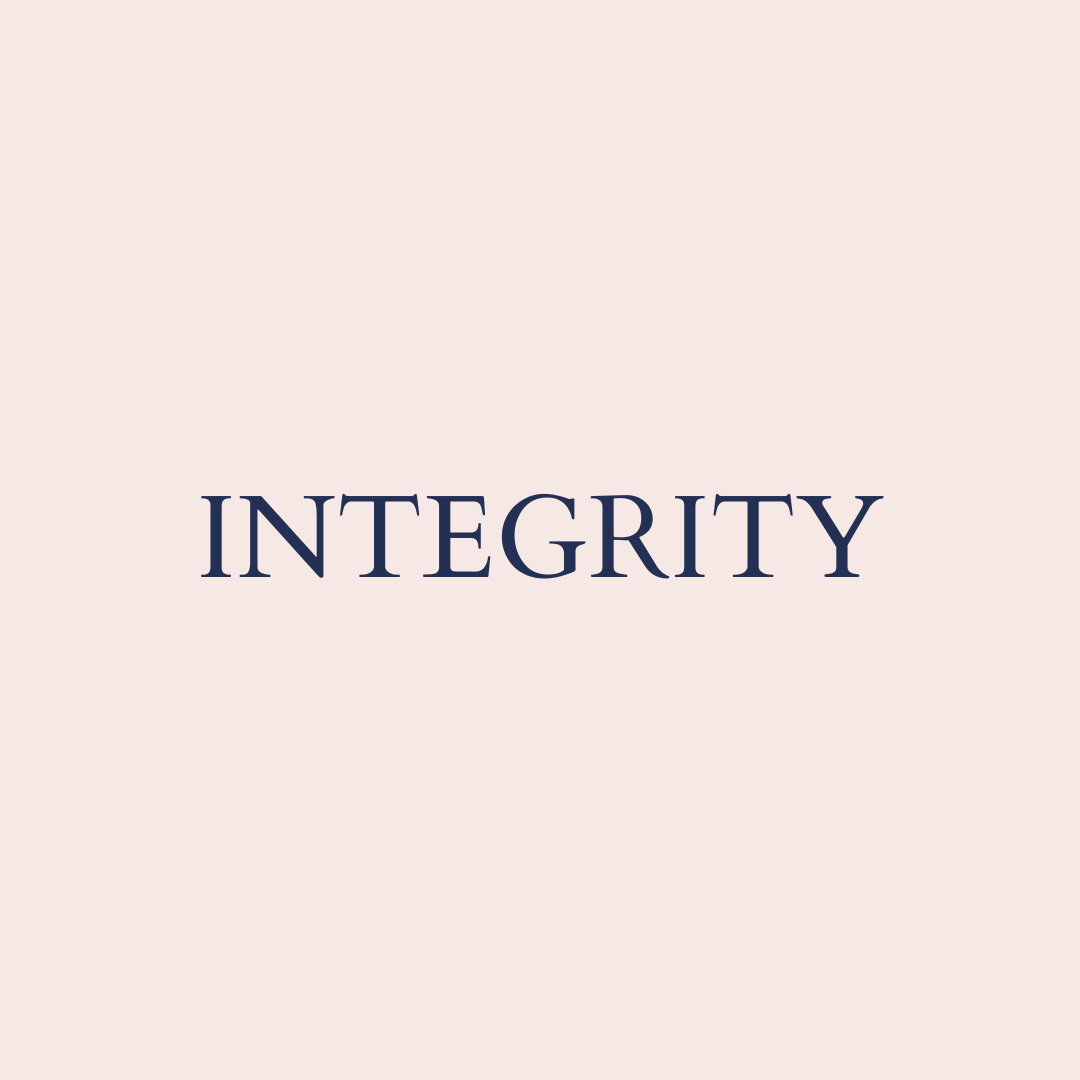 Integrity core value